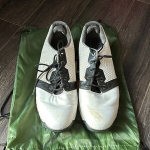 FootJoy Black and White Golf Shoes